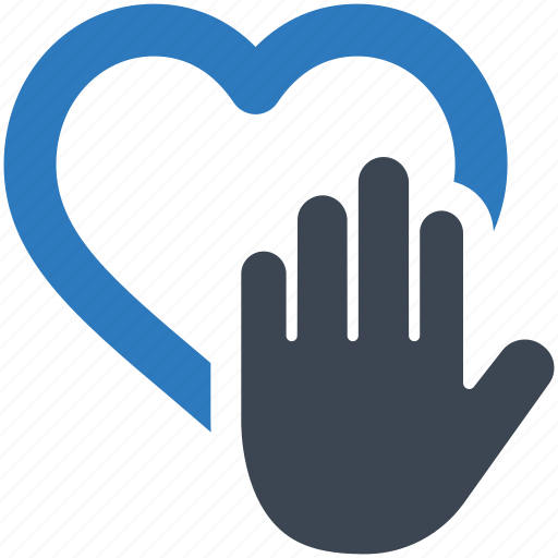 Charity, hand, heart, care, love, give, aid icon - Download on Iconfinder