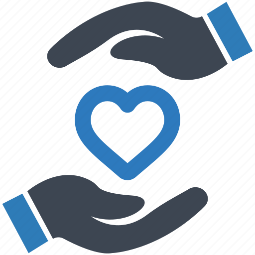 Charity, donation, hands, give, love, heart, donate icon - Download on Iconfinder