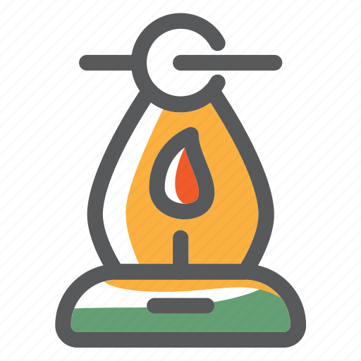 Adventure, camp, fire, kerosene, lantern, survival, tent icon - Download on Iconfinder