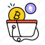 bitcoin bucket, crypto cart, bitcoin cart, cryptocurrencies, crypto basket 