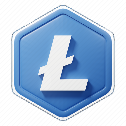 Litecoin, ltc, badge, crypto, cryptocurrency 3D illustration - Download on Iconfinder