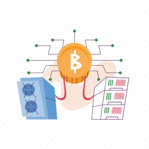 Bitcoin, business, finance, currency, cryptocurrency, money, blockchain illustration - Download on Iconfinder
