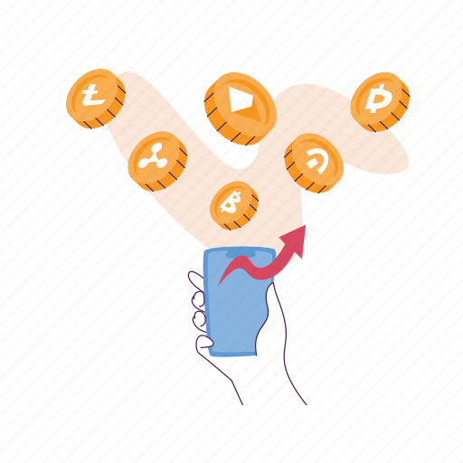 Cryptocurrency, bitcoin, investment, trade, financial, coin, eth illustration - Download on Iconfinder