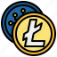 litecoin, crypto, cryptocurrency, business, finance, cash 