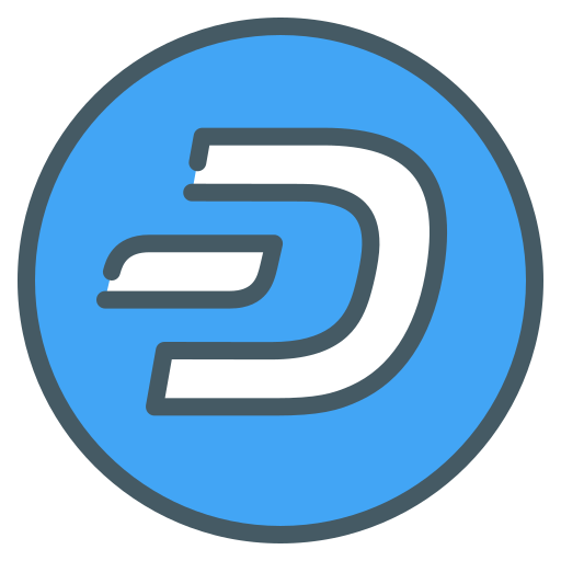 Dash, cryptocurrency, coin icon - Free download