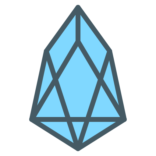 Eos, crypto, cryptocurrency icon - Free download