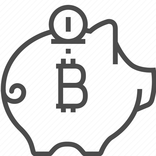 Piggy, bank, bitcoin, cryptocurrency, blockchain, crypto, money icon - Download on Iconfinder