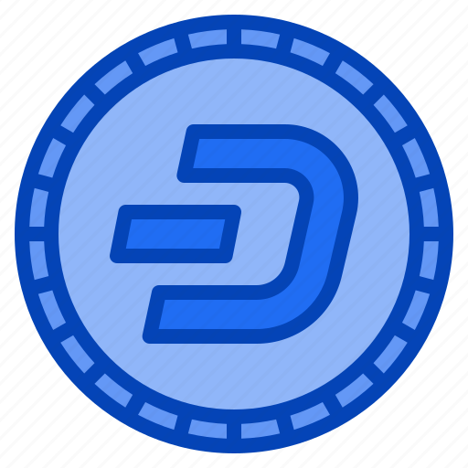 Dash, coin, blockchain, crypto, digital, money, cryptocurrency icon - Download on Iconfinder