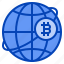globe, spread, bitcoin, crypto, digital, money, cryptocurrency 
