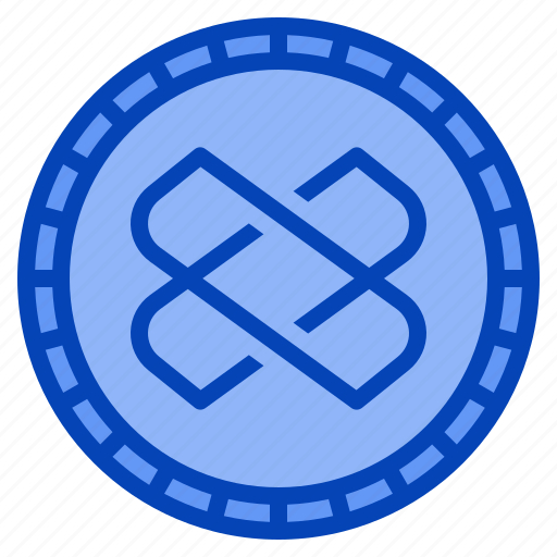 Loom, coin, blockchain, crypto, digital, money, cryptocurrency icon - Download on Iconfinder