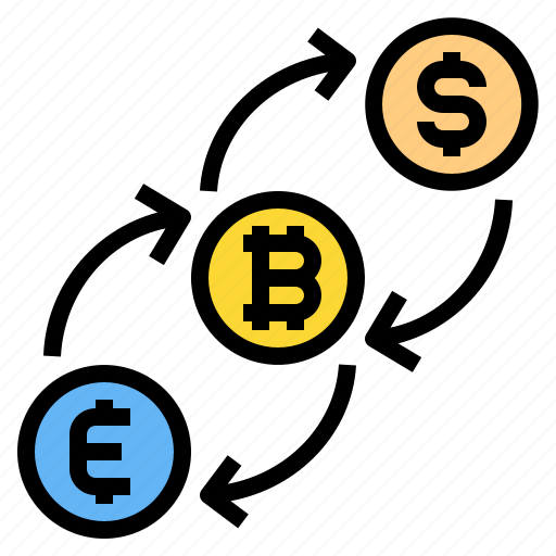 Exchange, dollar, bitcoin, crypto, digital, money, cryptocurrency icon - Download on Iconfinder