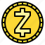 zcash, zec, coin, crypto, digital, money, cryptocurrency 