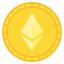 ethereum, eth, coin, crypto, digital, money, cryptocurrency 