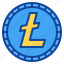 litecoin, ltc, coin, crypto, digital, money, cryptocurrency 