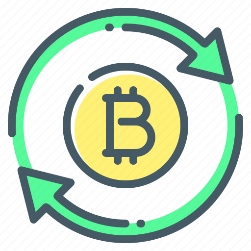 Cryptocurrency, bitcoin, exchange, transfer, arrows icon - Download on Iconfinder