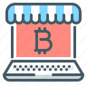 cryptocurrency, bitcoin, shop, store