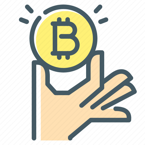 Cryptocurrency, pay, bitcoin, payment, hand, pay with bitcoin icon - Download on Iconfinder