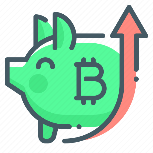 Cryptocurrency, bitcoin, crypto, growth, piggy icon - Download on Iconfinder