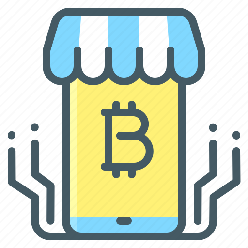 Cryptocurrency, online, store, mobile, phone, bitcoin icon - Download on Iconfinder