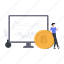 graph, presentation, bitcoin, crypto, currency 