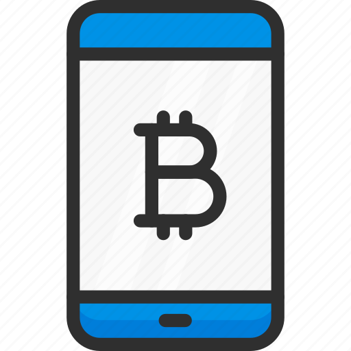 Bitcoin, blockchain, crypto, cryptocurrency, mobile, phone, smartphone icon - Download on Iconfinder