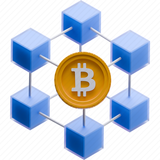 Bitcoin, blockchain, currency, digital currency, digital, cryptocurrency, network icon - Download on Iconfinder