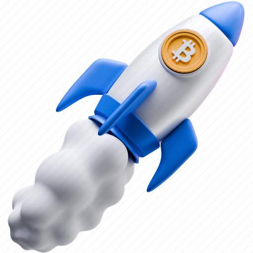 Bitcoin, rocket, cryptocurrency, currency, crypto, finance, blockchain icon - Download on Iconfinder