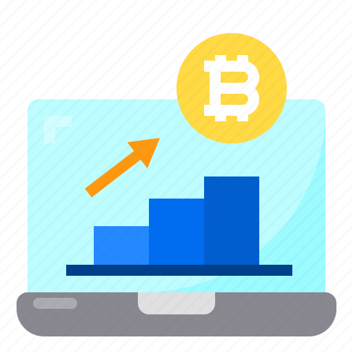 Business, coin, cryptocurrency, digital, increase, money icon - Download on Iconfinder