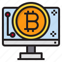 business, cryptocurrency, digital, money, monitor