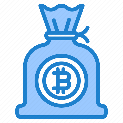 Bag, bitcoin, cryptocurrency, currency, money icon - Download on Iconfinder