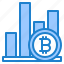 bar, bitcoin, coin, cryptocurrency, graph, money 