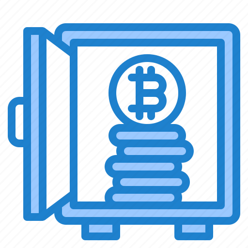Bitcoin, box, cryptocurrency, currency, money, safe icon - Download on Iconfinder