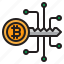 bitcoin, cryptocurrency, currency, digital, key 
