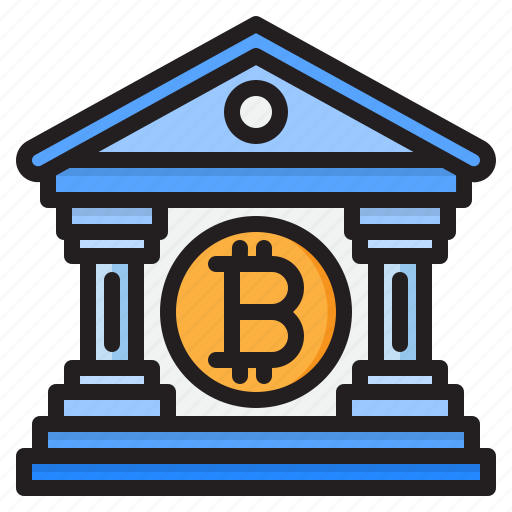 Bank, bitcoin, building, cryptocurrency, currency icon - Download on Iconfinder