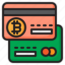 bitcoin, card, credit, cryptocurrency, currency, money