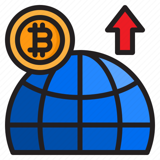 Bitcoin, cryptocurrency, currency, global, money icon - Download on Iconfinder