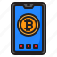 bitcoin, cryptocurrency, currency, mobilephone, money 
