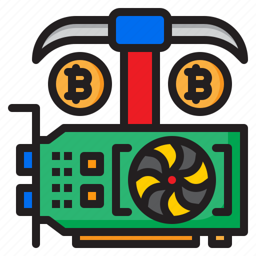 Bitcoin, card, cryptocurrency, currency, minning, vga icon - Download on Iconfinder
