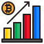 bar, bitcoin, cryptocurrency, currency, graph, money 