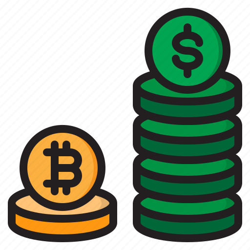 Bitcoin, cryptocurrency, currency, dollar, money icon - Download on Iconfinder