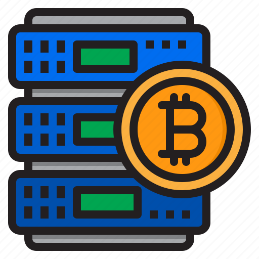 Bitcoin, cryptocurrency, money, network, server icon - Download on Iconfinder