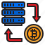 bitcoin, cryptocurrency, money, server, transfer 