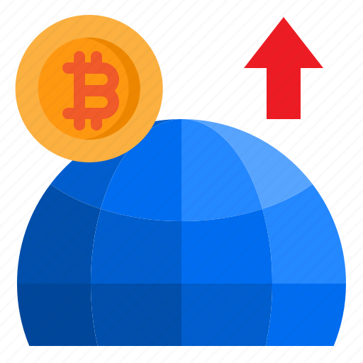 Bitcoin, cryptocurrency, currency, global, money icon - Download on Iconfinder