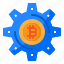 bitcoin, cryptocurrency, currency, gear, money 