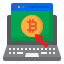 bitcoin, cryptocurrency, digital, laptop, money 
