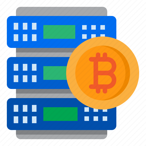 Bitcoin, cryptocurrency, money, network, server icon - Download on Iconfinder