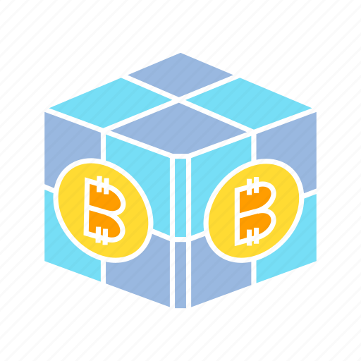 Bitcoin, blockchain, box, cryptocurrency, cube icon - Download on Iconfinder