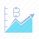 bitcoin, chart, cryptocurrency, data, graph, growth, stats
