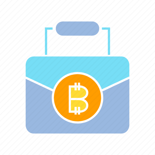 Bitcoin, blockchain, briefcase, cryptocurrency, digital money icon - Download on Iconfinder