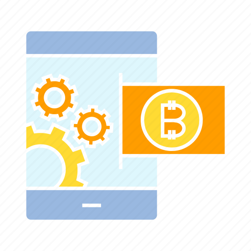 Bank, bitcoin, blockchain, cryptocurrency, mobile banking, mobile phone, smart phone icon - Download on Iconfinder
